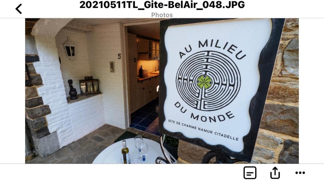 Gite De Charme Au Milieu Du Monde Namur Esterno foto